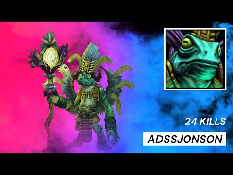 HoN Pro Pollywog Priest Gameplay - ADSSJ0NS0N - Diamond