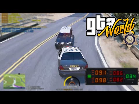[GTAW] LSSD Deputy Patrick Chia collides in a pursuit with LSPD | GTA World