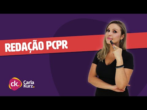 Redação | Redação PCPR | Professora Carla Kurz