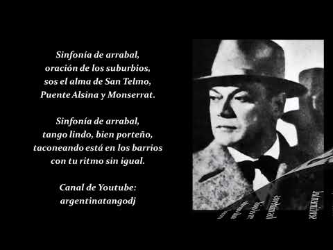 FRANCISCO CANARO & ERNESTO FAMÁ: SINFONÍA DE ARRABAL (TANGO CON LETRA DETALLADA)