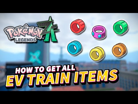Pokemon Legends Z-A ALL POWER ITEM LOCATIONS (EV Train Items)