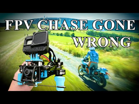 FPV Drone Chasing Africa Twin