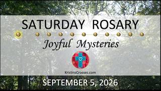 Pray for Foster Pets 💙 September 5, 2026 💙 Saturday Rosary • Joyful Mysteries