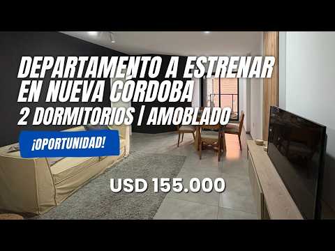 DEPARTAMENTO A ESTRENAR EN NUEVA CÓRDOBA | 2 DORMITORIOS AMOBLADO