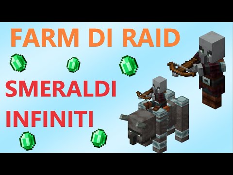 [1.21+] FARM di RAID - SMERALDI INFINITI - TOTEM IMMORTALITÀ - Super Semplice!