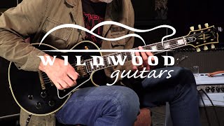 Video thumbnail for Gibson Custom Shop Wildwood Spec 1957 Les Paul Custom – VOS  •  SN: 79332 by Wildwood Guitars