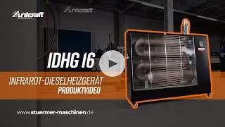 Infračervený naftový ohřívač vzduchu IDHG 16 