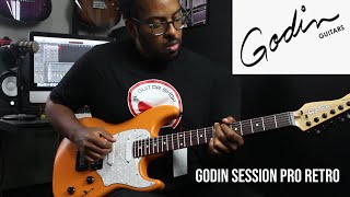 Video thumbnail for Godin Session R-HT Pro Retro Orange Demo The Guitar Shop by The Guitar Shop Canada
