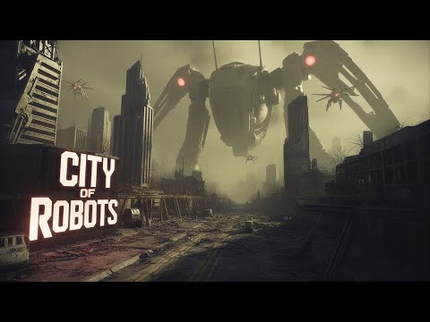 1 Hour City of Robots - Dark Synthwave Mix 2025 Dystopian Post-Apocalypse