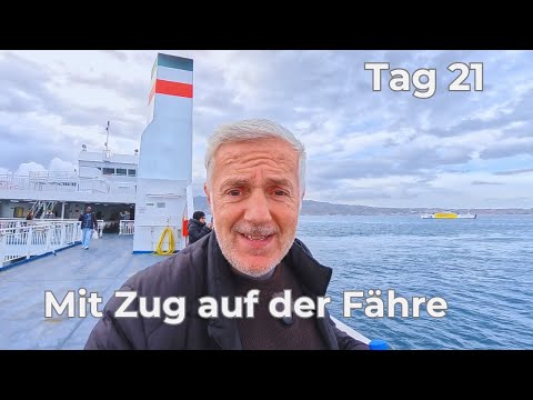 Tag 21: CHAOS-FAHRT nach PALERMO - 11h Unwetter, Ausfälle & Zugfähre! 🚂⚡🇮🇹