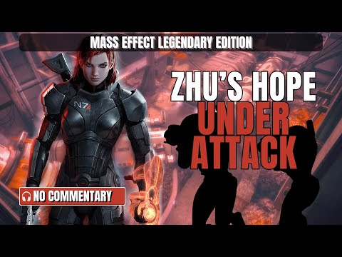 Mass Effect Legendary Edition | Feros - Defend Against Incoming Geth Threat (No Commentary)