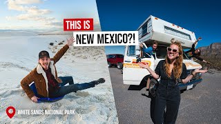We Found New Mexico’s BEST RV SPOT! Epic Sand Sledding + Eric Broke His Tailbone 😭