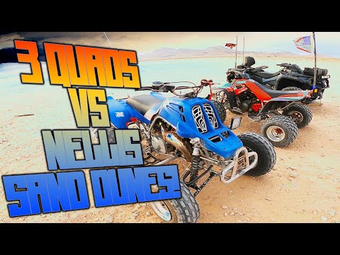 Taking THREE QUADS to the Sand Dunes! (Nellis Sand Dunes)