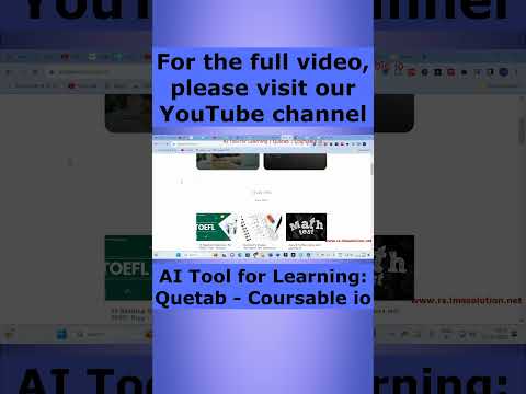 AI Tool for Learning| Quetab | Coursable io
