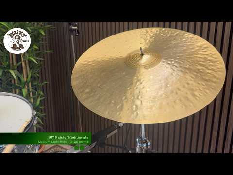 20" Paiste Signature Traditionals Medium Light Ride 2125gr (VIDEO) image 11