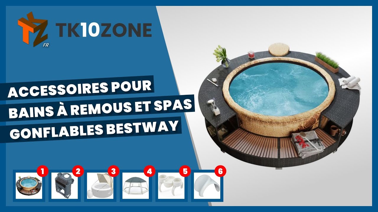Les 6 meilleurs accessoires pour bains à remous et spas gonflables Bestway