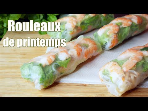 Rouleaux de printemps facile 🥗