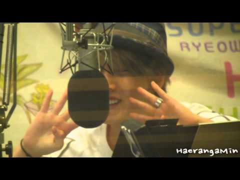 [Fancam] 121205 Sukira Sungmin - 1 더하기 1은 귀요미 ^0^ (여우굴DJ일주년축하)