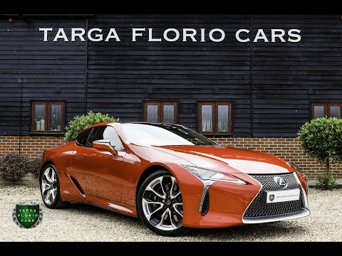 Lexus LC 500h Sport Pack 3.5 2dr Coupe 10 Speed Auto Petrol/Hybrid in Sonic Red 2017 - Virtual Tour