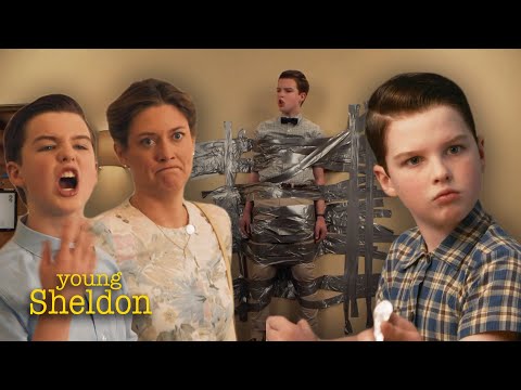 Crazy Cooper Crash-Outs | Young Sheldon Compilation