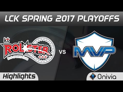 KT vs MVP Highlights Game 2 LCK Spring Playoffs 2017 KT Rolster vs MVP