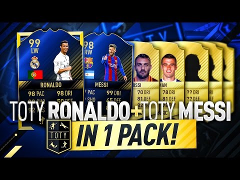 TOTY RONALDO + TOTY MESSI IN 1 PACK!