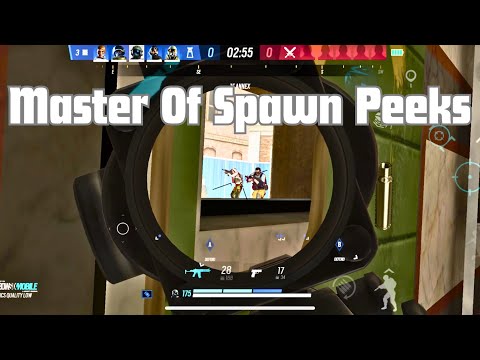 BEST RAINBOW SIX MOBILE SPAWN PEEK PLAYER? Dr.Hede