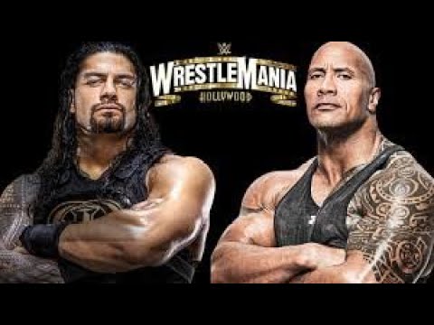WrestleMania Dream Match - The Rock v Roman Reigns
