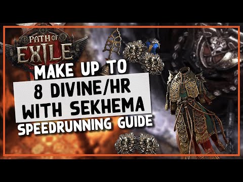 PoE 2 | MAKE UP TO 8 DIV/HR WITH DESPERATE ALLIANCE RUNS - Trial of the Sekhema Speedrunning Guide