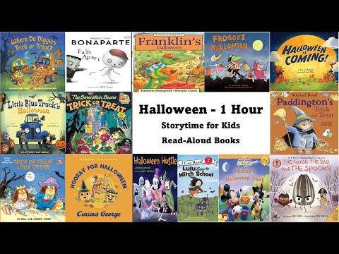 🎃 👻🍬Halloween Storytime for Kids |🎃 👻🍬1 Hour Read-Aloud Books for Children and Classrooms.