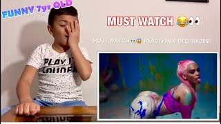 6IX9INE - GOOBA ( OFFICIAL MUSIC VIDEO ) - 7 yr OLD KID FUNNY ! REACTION !