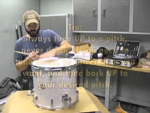 How to Tune a 16 Inch Floor Tom