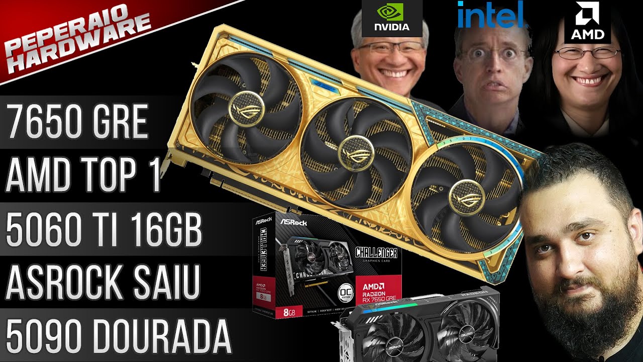 Summary – AMD outperforms Intel / RX 7650 GRE / EVGA going base / RTX 5090 gold / 5060 Ti 16GB