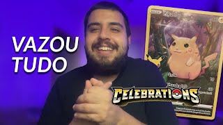 Vazaram as primeiras 25 cartas de Pokémon Celebrações 😱