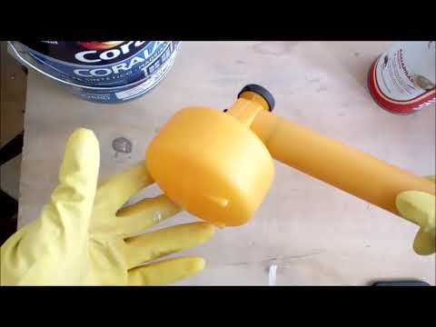 Painting with air pump