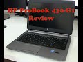 Hewlett-Packard HP Probook 430 Review 