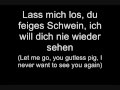 Oomph! - Ich will dich nie mehr sehen (Lyrics w ...