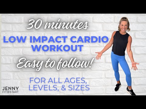 LOW IMPACT CARDIO WORKOUT (30 min) - for all levels!