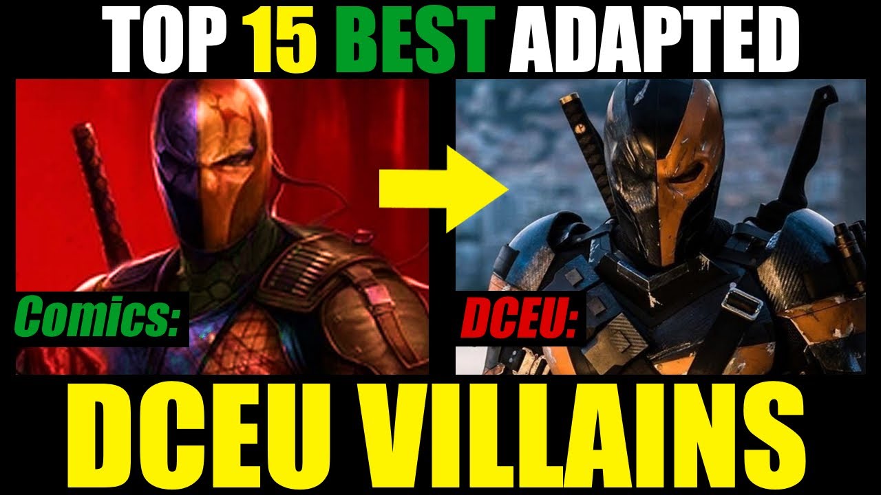 Top 15 BEST SUPERVILLAIN Adaptations in the DCEU