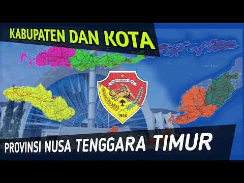 Mengenal Lewat Peta. Provinsi Nusa Tenggara Timur. [Kabupaten, Kota & Kelurahan]