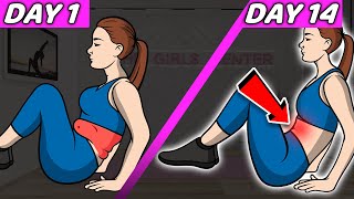 14 Day Sitting Workout To Lose Belly Fat