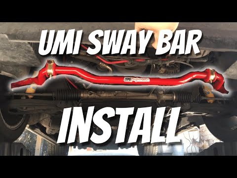Installing AFTERMARKET Sway Bars On A 99' Camaro!