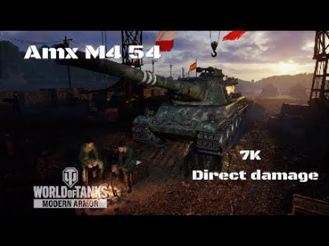 Amx M4 54 in Lakeville:7K direct damage:Wot console - World of Tanks