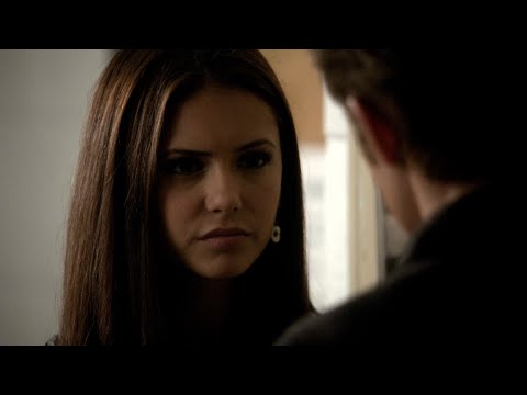 TVD 1x5 - Stefan tells Elena and Caroline that Damon is gone | Delena Scenes HD