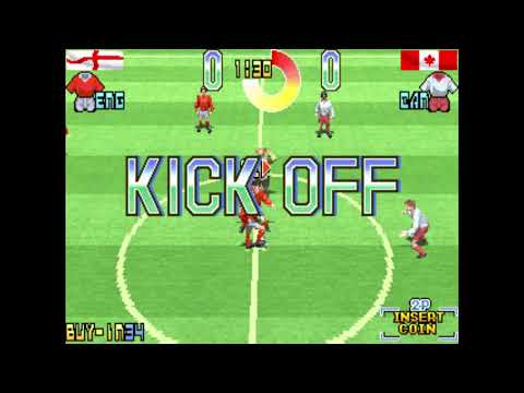 街机 太东足球英雄95  通关/Arcade HAT-TRICK HERO 95  Clear the game