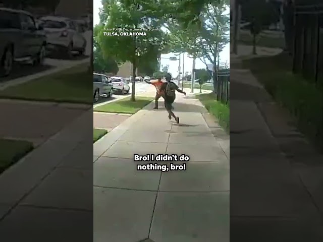 Body cam footage captures truck driver tackling man fleeing arrest #Shorts SDDEFAULT Thumbnail