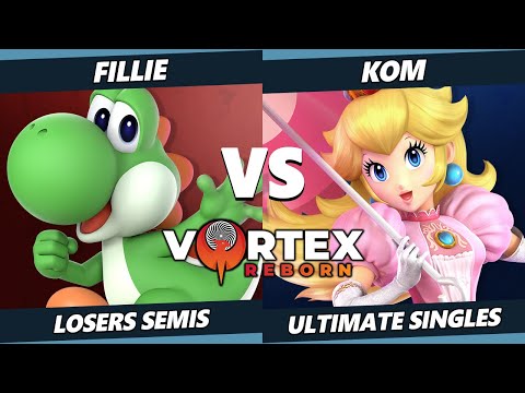 Vortex Legends 19 Losers Semis - Fillie (Yoshi) Vs. KOM (Peach) SSBU Ultimate Tournament