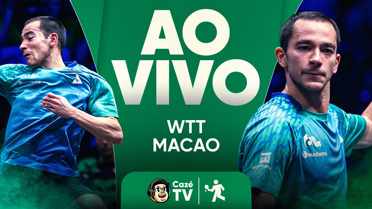 JOGO COMPLETO: TÊNIS DE MESA | HUGO CALDERANO NO WTT CHAMPIONS DE MACAU | 16 AVOS DE FINAL