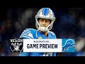 NFL Week 8 Monday Night Football BETTING PREVIEW: Raiders at Lions | CBS Sports