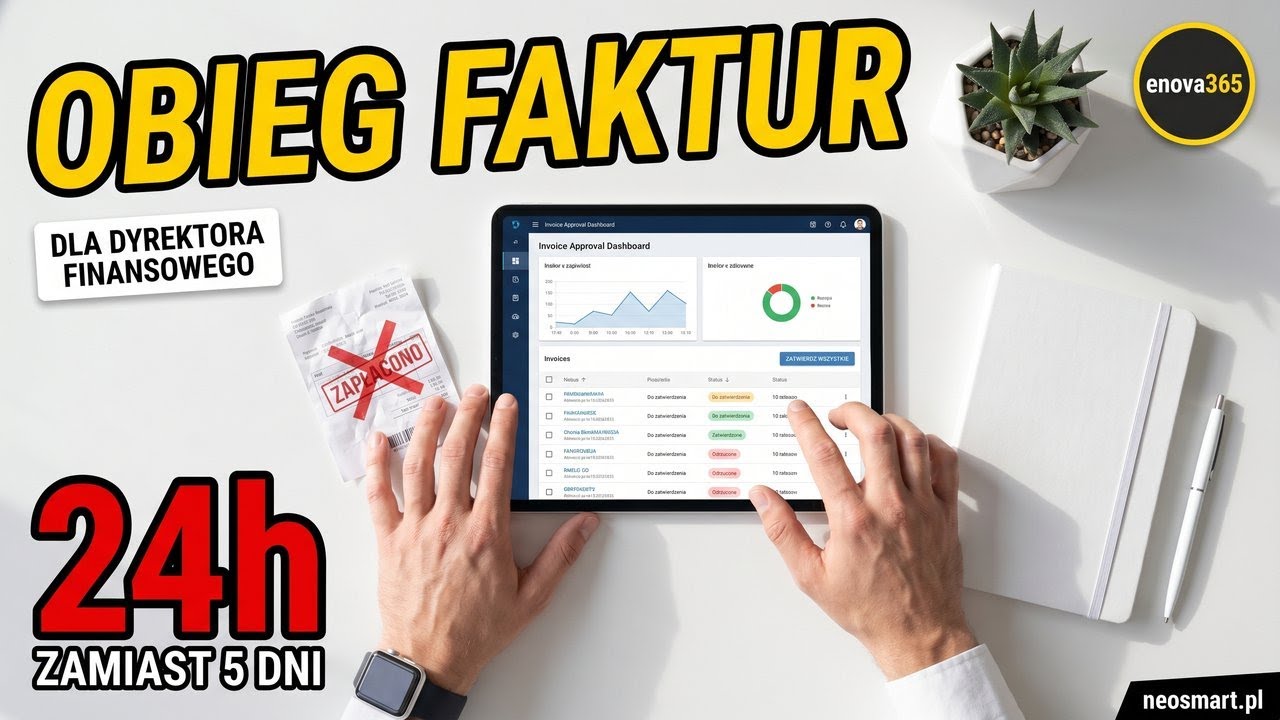 Obieg faktur kosztowych w ERP — akceptacja, dekretacja, KSeF